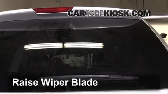 2006 Honda Odyssey Touring 3.5L V6 Balais essuie-glace arrière Changer les balais des essuie-glace